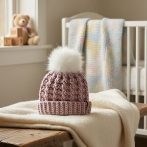 Cozy Crochet Beanie with Pom Pom